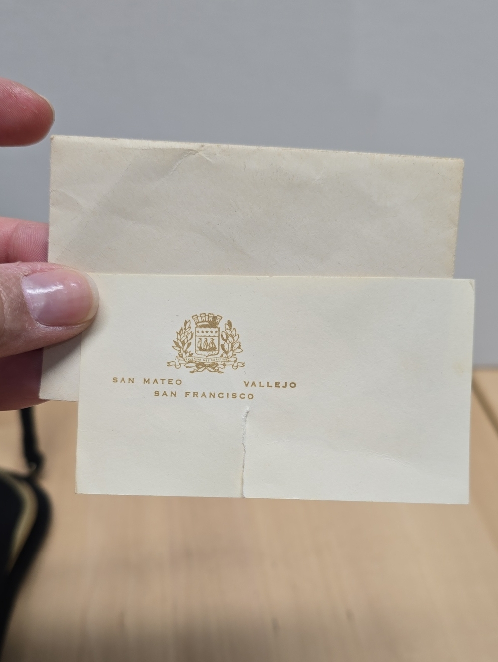 City of Paris Dry Goods Co. 1940s Vintage Paper Note - San Francisco